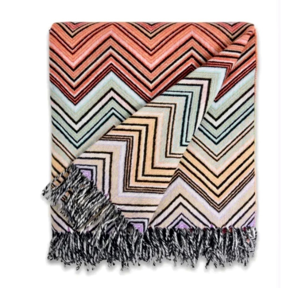 Perseo blanket throw stripes by Missoni Home NWB